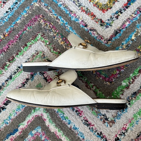 Gucci Princetown Loafer- White - Picture 4 of 15